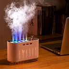 Colorful Light & Dynamic Mist Humidifier for Home & Office Sound Pickup Fountain Aromatherapy Humidifier