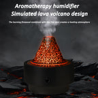 Lava Volcano Aromatherapy Machine - 7-Color Flame Effect Ultrasonic Humidifier & Essential Oil Diffuser