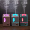 Retro Cube Ultrasonic Humidifier Mia Aroma Diffuser with Colorful Ambient Light for Bedroom & Desk