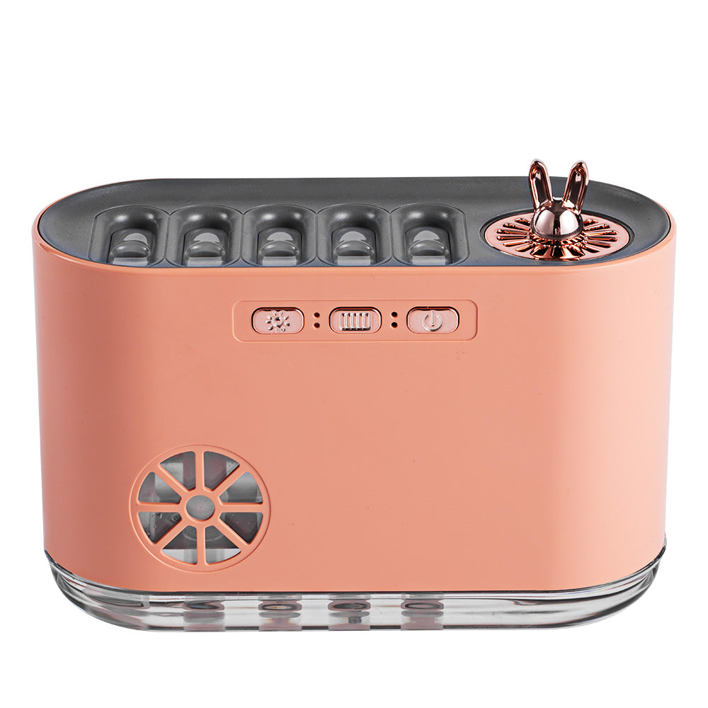 Colorful Light & Dynamic Mist Humidifier for Home & Office Sound-Activated Fountain Aromatherapy Humidifier