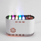 Sound-Activated Fountain Aromatherapy Humidifier - Colorful Light & Dynamic Mist Humidifier for Home & Office