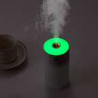 Diamond Cut Rainbow Humidifier – Portable USB Cool Mist Humidifier with RGB LED Light for Car, Office & Bedroom