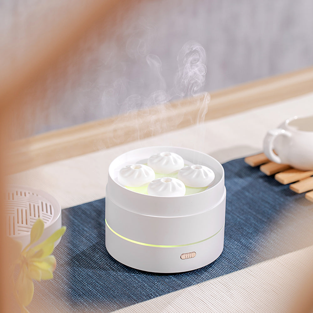 Minimalist Ultrasonic Humidifier with Soft Ambient Light for The Thriving Aroma Diffuser