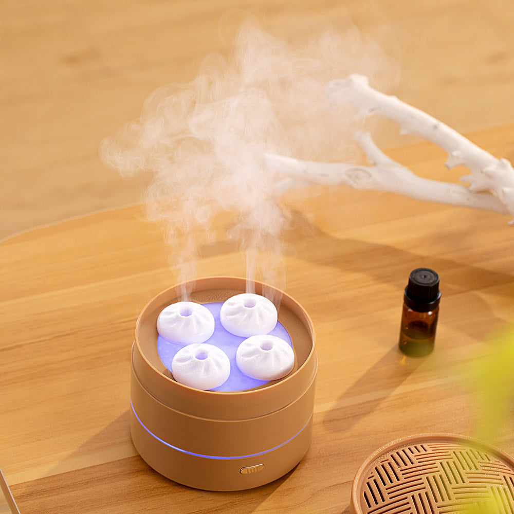 Minimalist Ultrasonic Humidifier with Soft Ambient Light for The Thriving Aroma Diffuser