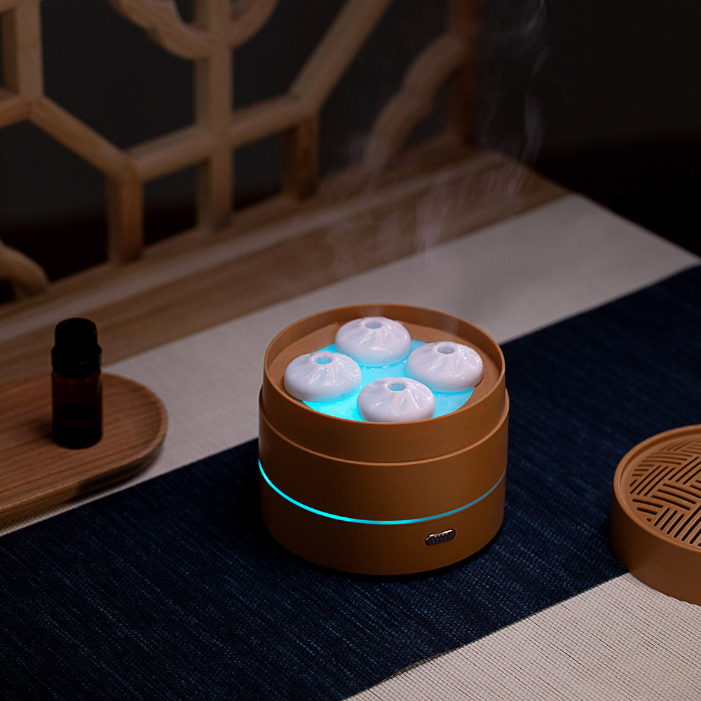 Minimalist Ultrasonic Humidifier with Soft Ambient Light for The Thriving Aroma Diffuser