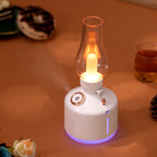 Time Lamp Humidifier Portable USB Cool Mist Humidifier with Night Light Ultrasonic Quiet for Home Car Office