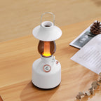 Time Light Speaker (Without Humidifier)Retro Lantern Bluetooth Speaker with Warm Ambient Rechargeable BatteryLight