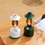 Time Light Speaker (Without Humidifier)Retro Lantern Bluetooth Speaker with Warm Ambient Rechargeable BatteryLight