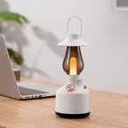 Time Light Speaker (Without Humidifier)Retro Lantern Bluetooth Speaker with Warm Ambient Rechargeable BatteryLight