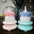 Eternal Hydrangea Flower Style Ultrasonic Diffuser with Ambient Light Flowing Light Bottle Aromatherapy Humidifier