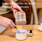 Annunciation Bird Aromatherapy Machine – Creative Birdcage Design Ultrasonic Essential Oil Diffuser with Ambient Light