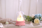 Ultrasonic Diffuser with Warm Ambient Light & Auto Shut-Off Safety Flowing Light Bottle Aromatherapy Humidifier (Common Design)