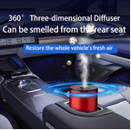 Luxury Car-Mounted Waterless Aromatherapy Machine - Nano Mist Fragrance Diffuser for Vehicles