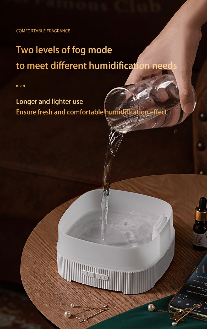 Bluetooth Speaker & Starry Sky Ambient Light Music Aroma Diffuser - 3-in-1 Ultrasonic Humidifier