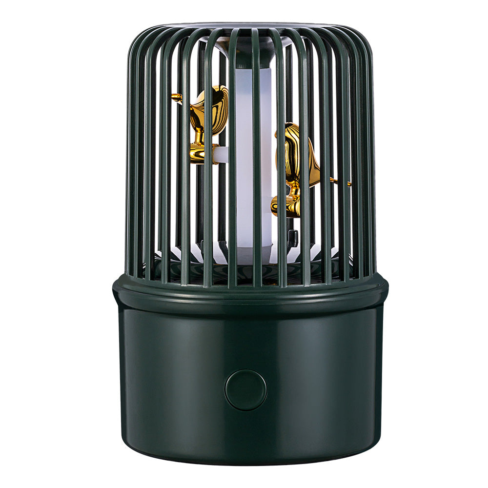 Creative Birdcage Design Ultrasonic Essential Oil Diffuser with Ambient Light Annunciation Bird Aromatherapy Machine