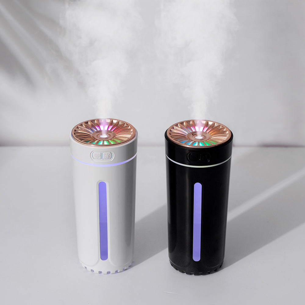 Phantom Cup Humidifier Portable Mini USB Humidifier with Colorful LED Light for Car & Home