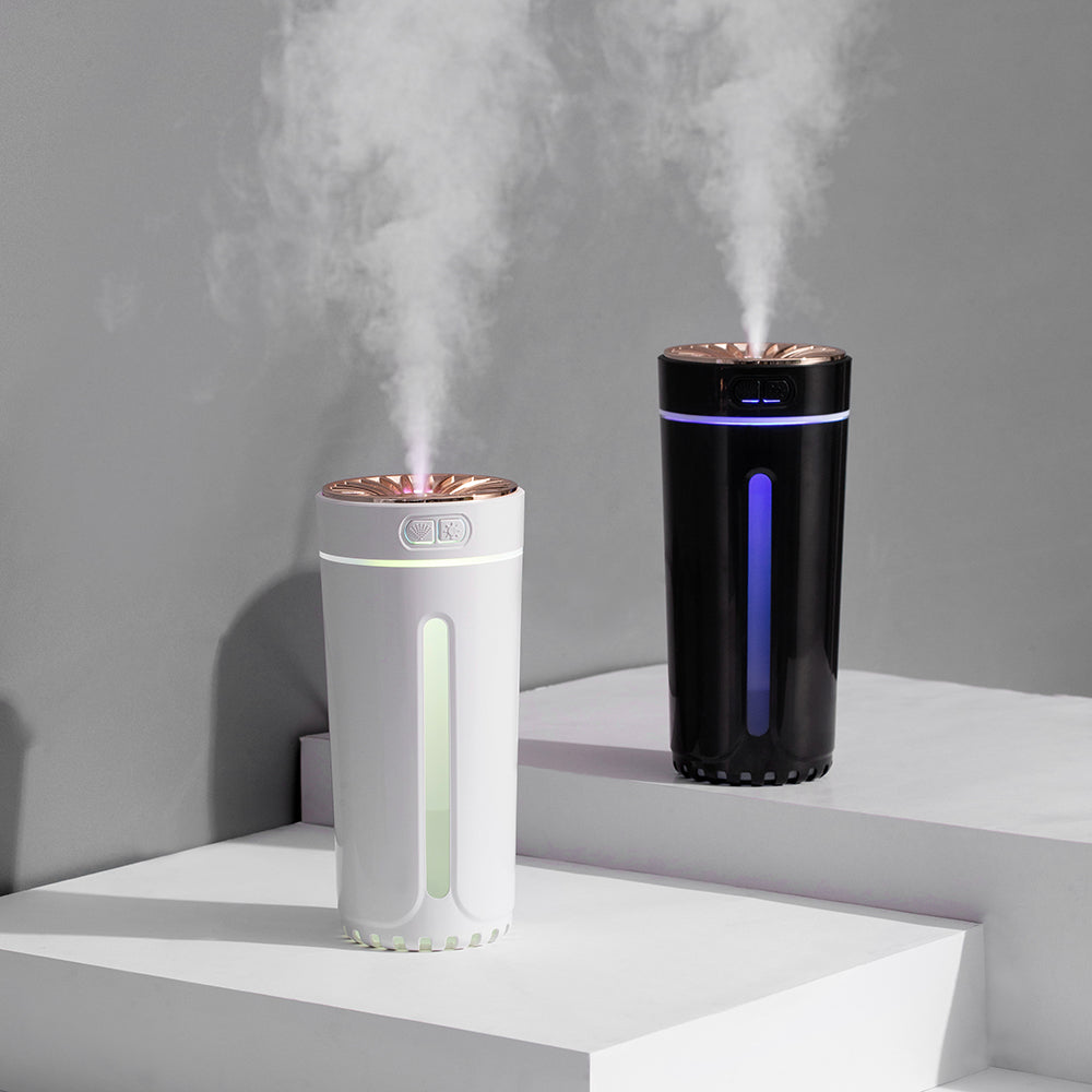 Phantom Cup Humidifier Portable Mini USB Humidifier with Colorful LED Light for Car & Home