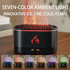 Wood-Fired Aroma Diffuser with Realistic Flame Effect - Ultrasonic Humidifier & Aromatherapy Diffuser for Home & Yoga