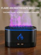 Realistic Flame Effect - Ultrasonic Humidifier & Aromatherapy Diffuser for Home & Yoga For Wood-Fired Aroma Diffuser