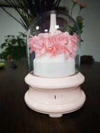 Eternal Hydrangea Flower Style Ultrasonic Diffuser with Ambient Light Flowing Light Bottle Aromatherapy Humidifier