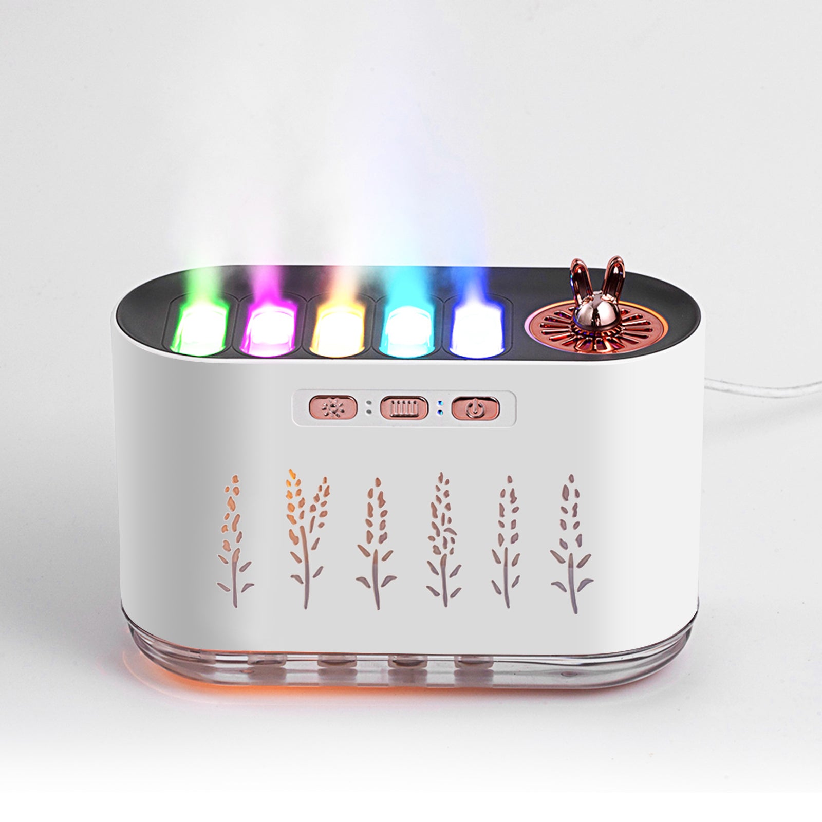 Sound Pickup Fountain Aromatherapy Humidifier Colorful Light & Dynamic Mist Humidifier