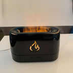 Ultrasonic Cool Mist Humidifier with Realistic Flame Light with Flame Aroma Diffuser