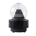 Lava Mountain Aromatherapy Machine (With Cover Version) - Volcano-Style Ultrasonic Humidifier with Transparent Glass Dome & RGB LED Light