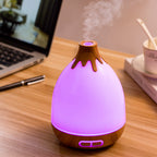 7-Color LED Ultrasonic Humidifier & Essential Oil Diffuser Colorful Exquisite Volcano-Style Aromatherapy Machine