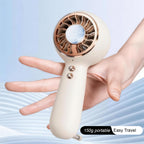 3-Speed Adjustable Portable Cooling Fan with Superconducting Ice Pack with Handheld Ice Pack High-Speed Fan
