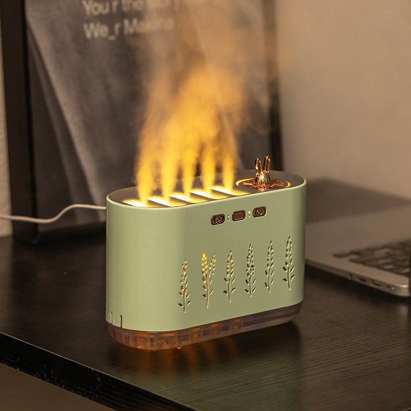 Sound Pickup Fountain Aromatherapy Humidifier Colorful Light & Dynamic Mist Humidifier