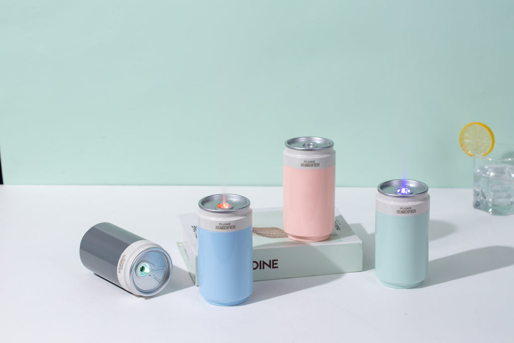 PP Flame Car Humidifier (Standard Version) - Portable Cup Holder Ultrasonic Humidifier for Vehicles
