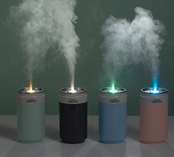PP Flame Car Humidifier (Standard Version) - Portable Cup Holder Ultrasonic Humidifier for Vehicles