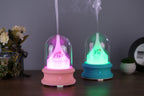 Ultrasonic Diffuser with Warm Ambient Light & Auto Shut-Off Safety Flowing Light Bottle Aromatherapy Humidifier (Common Design)