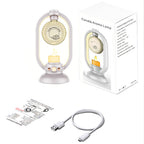 Inductive Candle Aromatherapy Lamp - 2-in-1 Ultrasonic Humidifier & Romantic Candle Light for Bedroom & Desk Decor