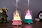 Flowing Light Bottle Aromatherapy Humidifier (Common Design) - Ultrasonic Diffuser with Warm Ambient Light & Auto Shut-Off Safety
