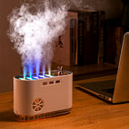 Colorful Light & Dynamic Mist Humidifier for Home & Office Sound-Activated Fountain Aromatherapy Humidifier