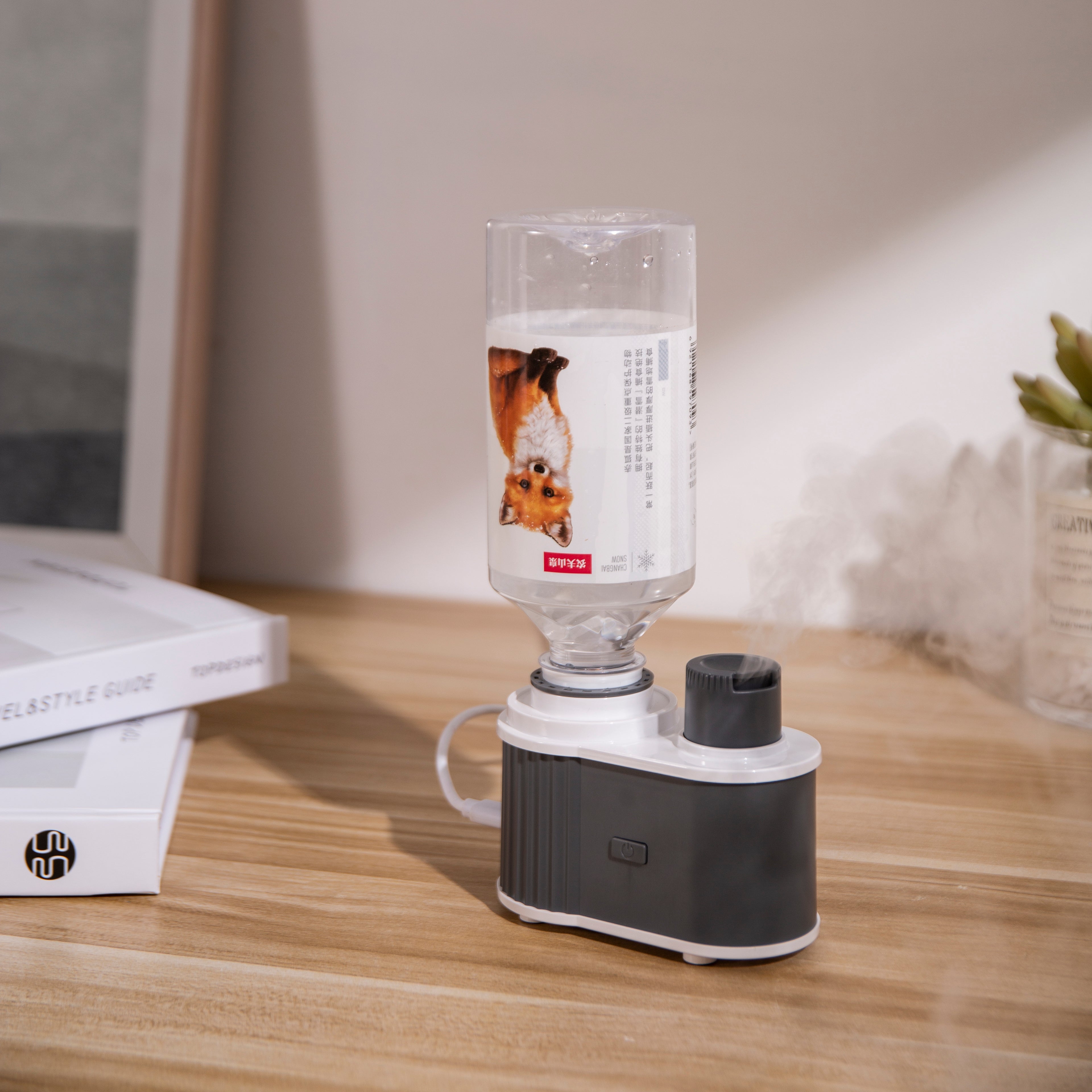 3-Color Bottle Aromatherapy Machine - Portable USB Aroma Diffuser & Humidifier