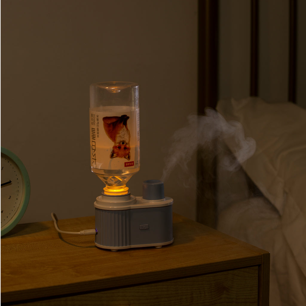 Portable USB Aroma Diffuser & Humidifier 3-Color Bottle Aromatherapy Machine