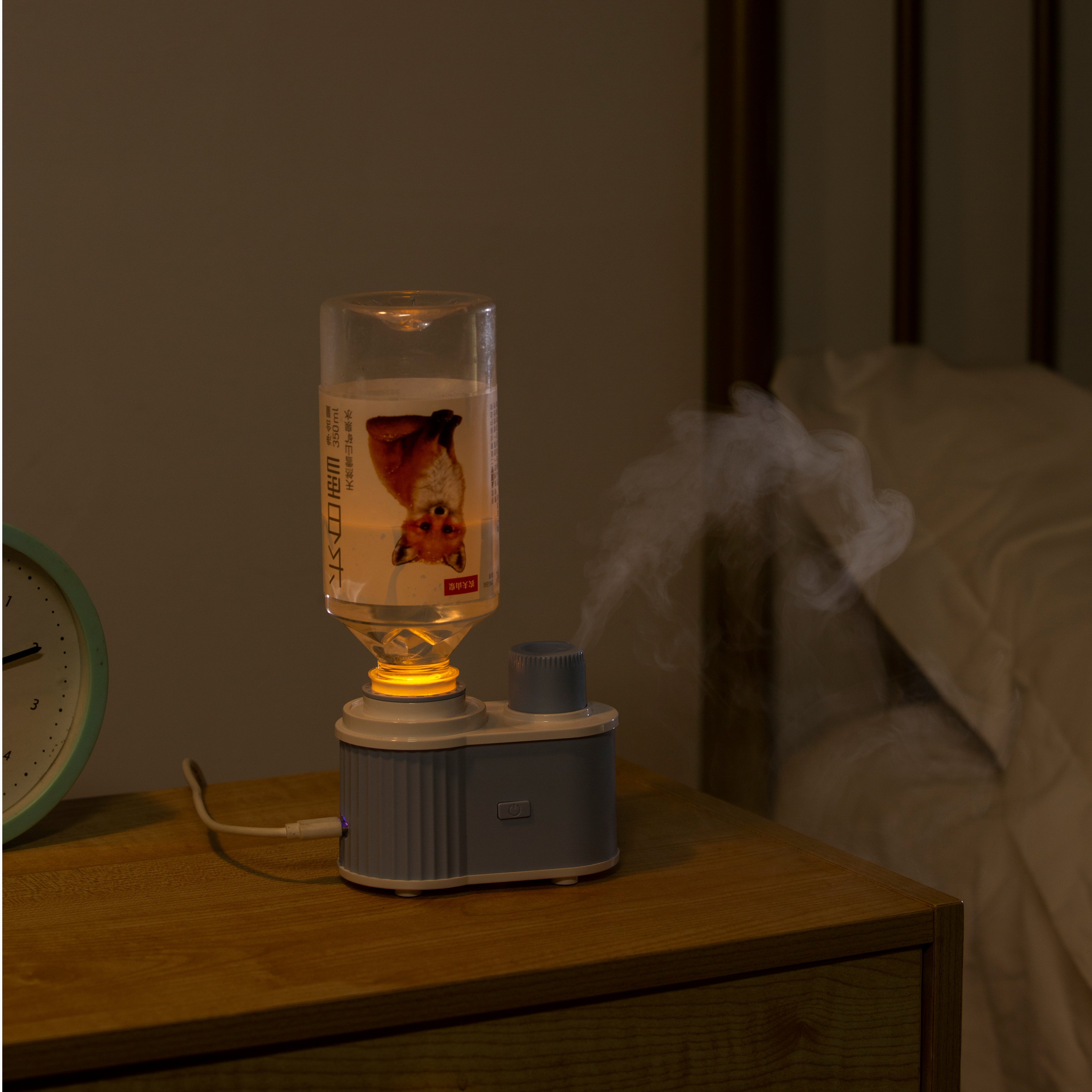 Portable USB Aroma Diffuser & Humidifier 3-Color Bottle Aromatherapy Machine