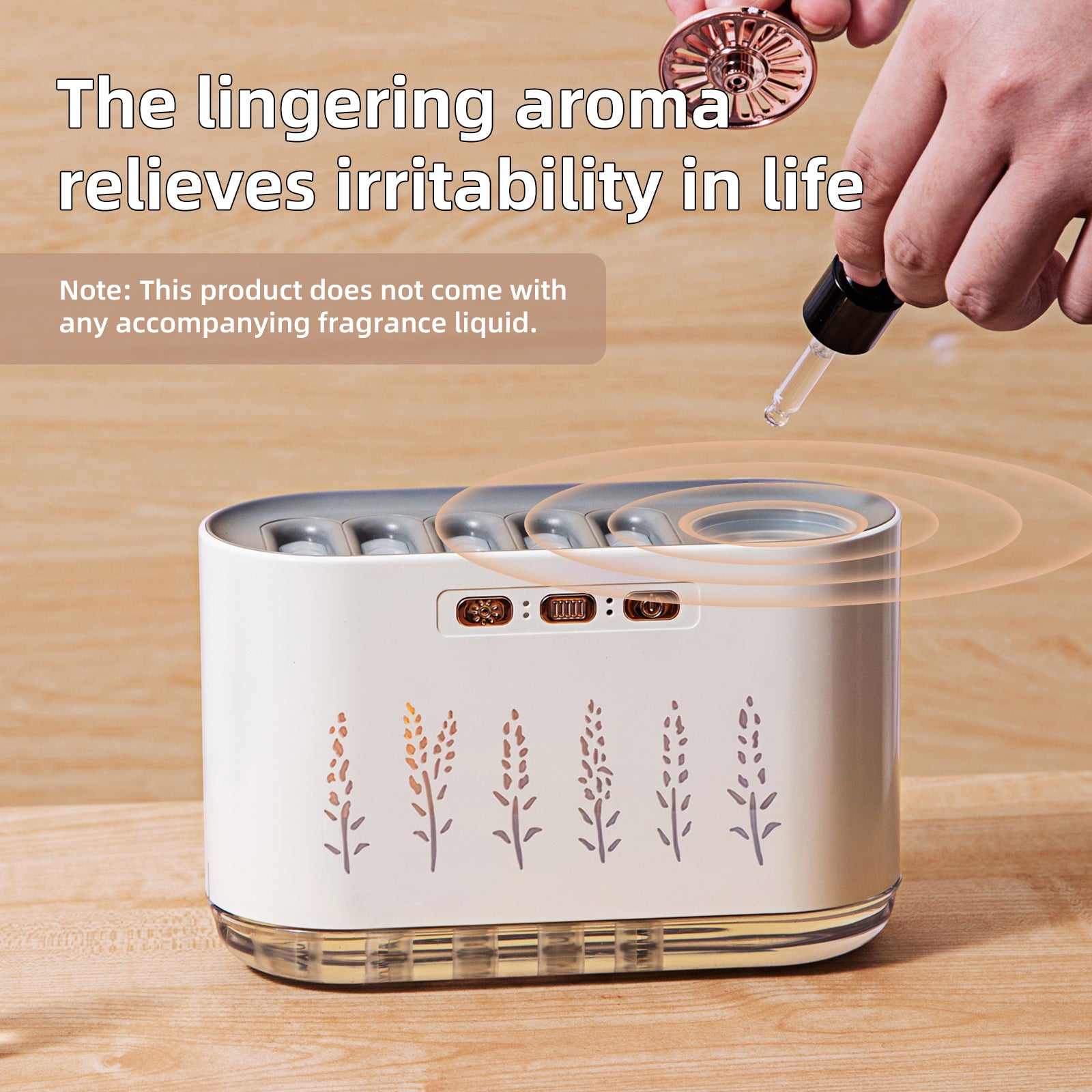 Sound Pickup Fountain Aromatherapy Humidifier Colorful Light & Dynamic Mist Humidifier
