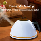 7-Color Gradient Lighting Ultrasonic Humidifier & Essential Oil Diffuser with Kettle Aromatherapy Machine