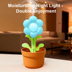 lowers Language Humidifier - Cute Sunflower Aromatherapy Diffuser with Colorful Gradient Lighting