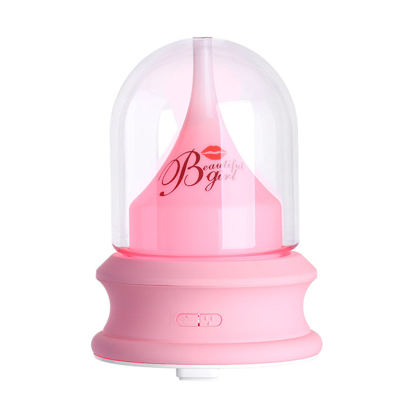 Flowing Light Bottle Aromatherapy Humidifier (Common Design) - Ultrasonic Diffuser with Warm Ambient Light & Auto Shut-Off Safety