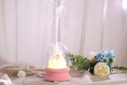 Ultrasonic Diffuser with Warm Ambient Light & Auto Shut-Off Safety Flowing Light Bottle Aromatherapy Humidifier (Common Design)