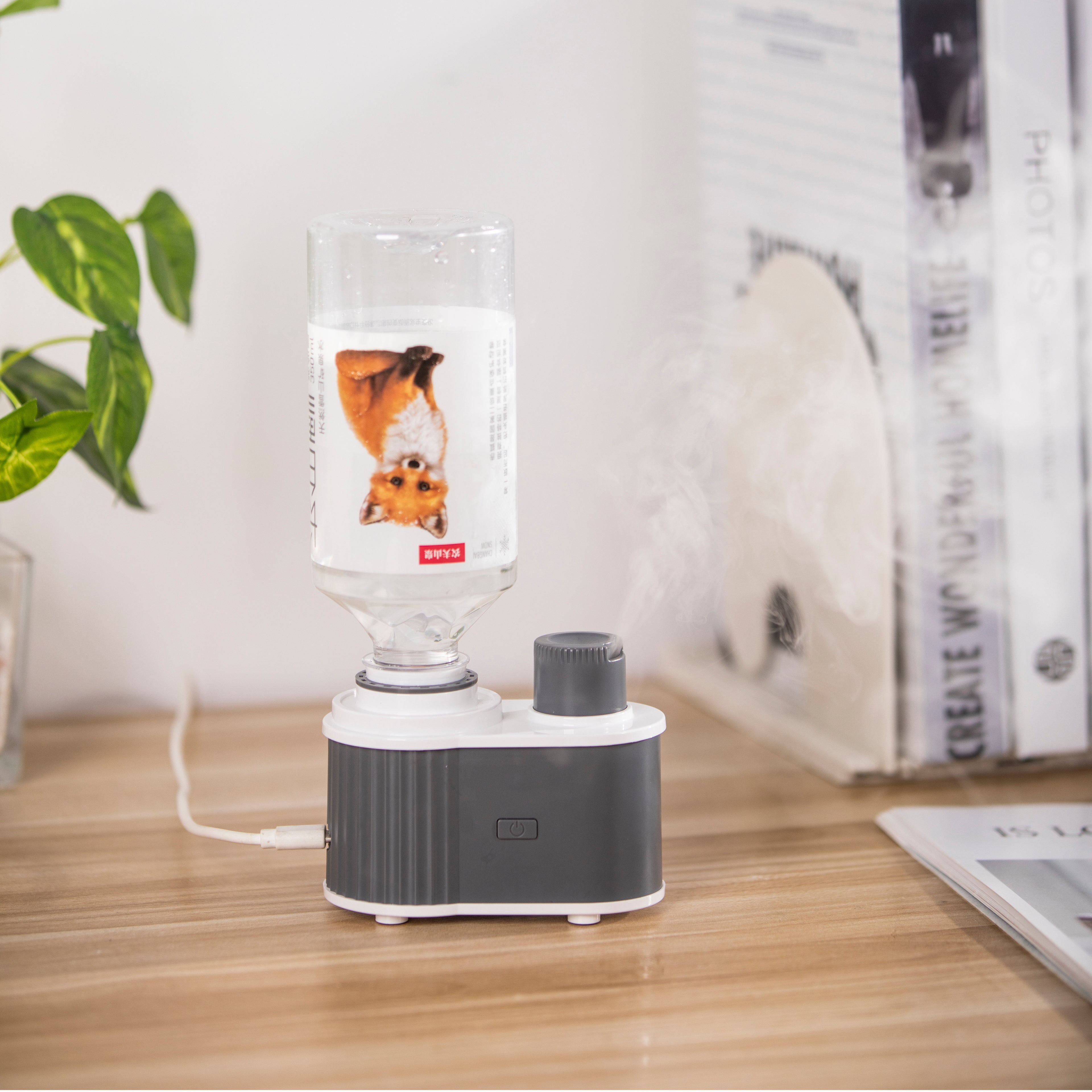 Portable USB Aroma Diffuser & Humidifier 3-Color Bottle Aromatherapy Machine