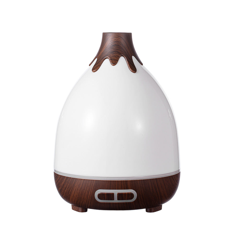 7-Color LED Ultrasonic Humidifier & Essential Oil Diffuser Colorful Exquisite Volcano-Style Aromatherapy Machine