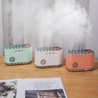 Sound-Activated Fountain Aromatherapy Humidifier - Colorful Light & Dynamic Mist Humidifier for Home & Office