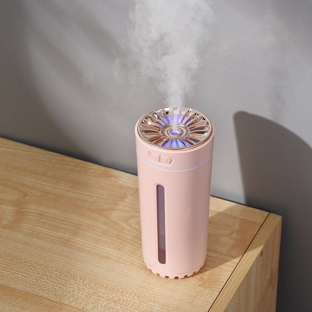 Phantom Cup Humidifier Portable Mini USB Humidifier with Colorful LED Light for Car & Home