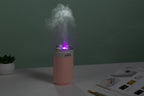 Portable Wireless Ultrasonic Humidifier PP Flame Can-Style Humidifier (Battery-Powered Version)