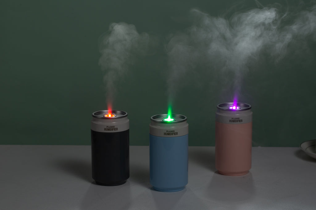 Portable Cup Holder Ultrasonic Humidifier for Vehicles PP Flame Car Humidifier (Standard Version)